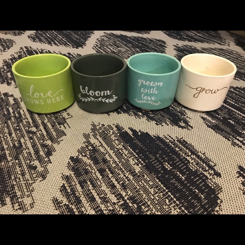 Decorative flower pots